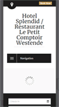 Mobile Screenshot of hotelsplendid.be